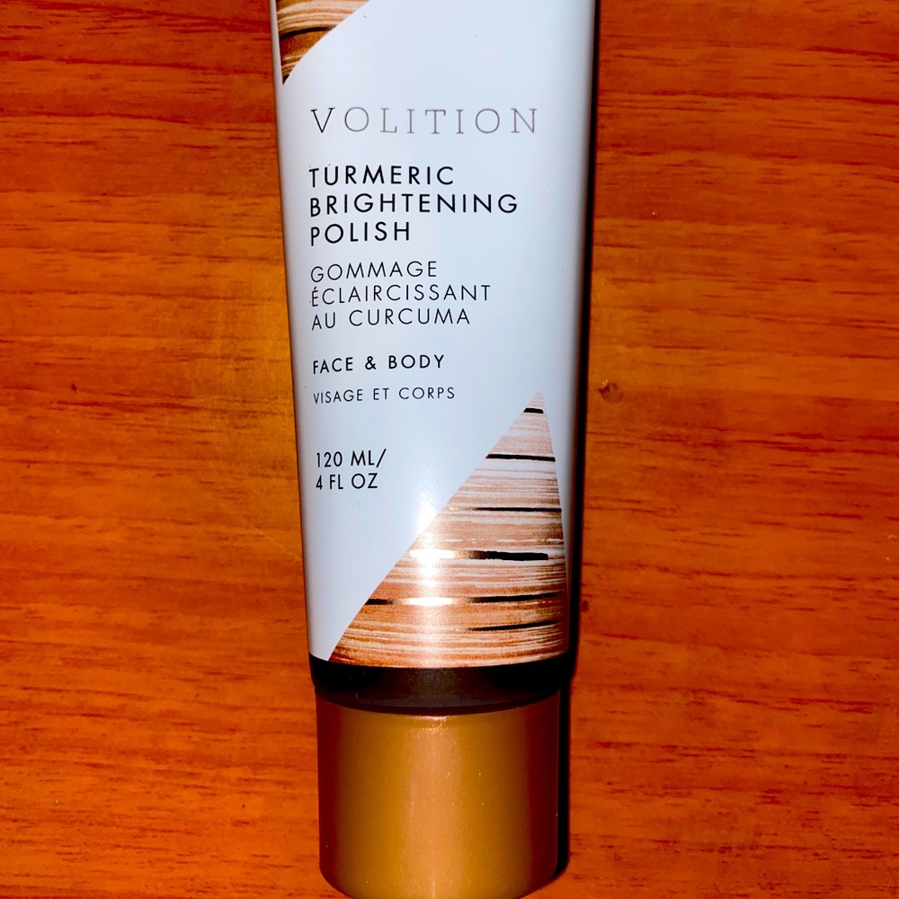 Volition turmeric brightening polish